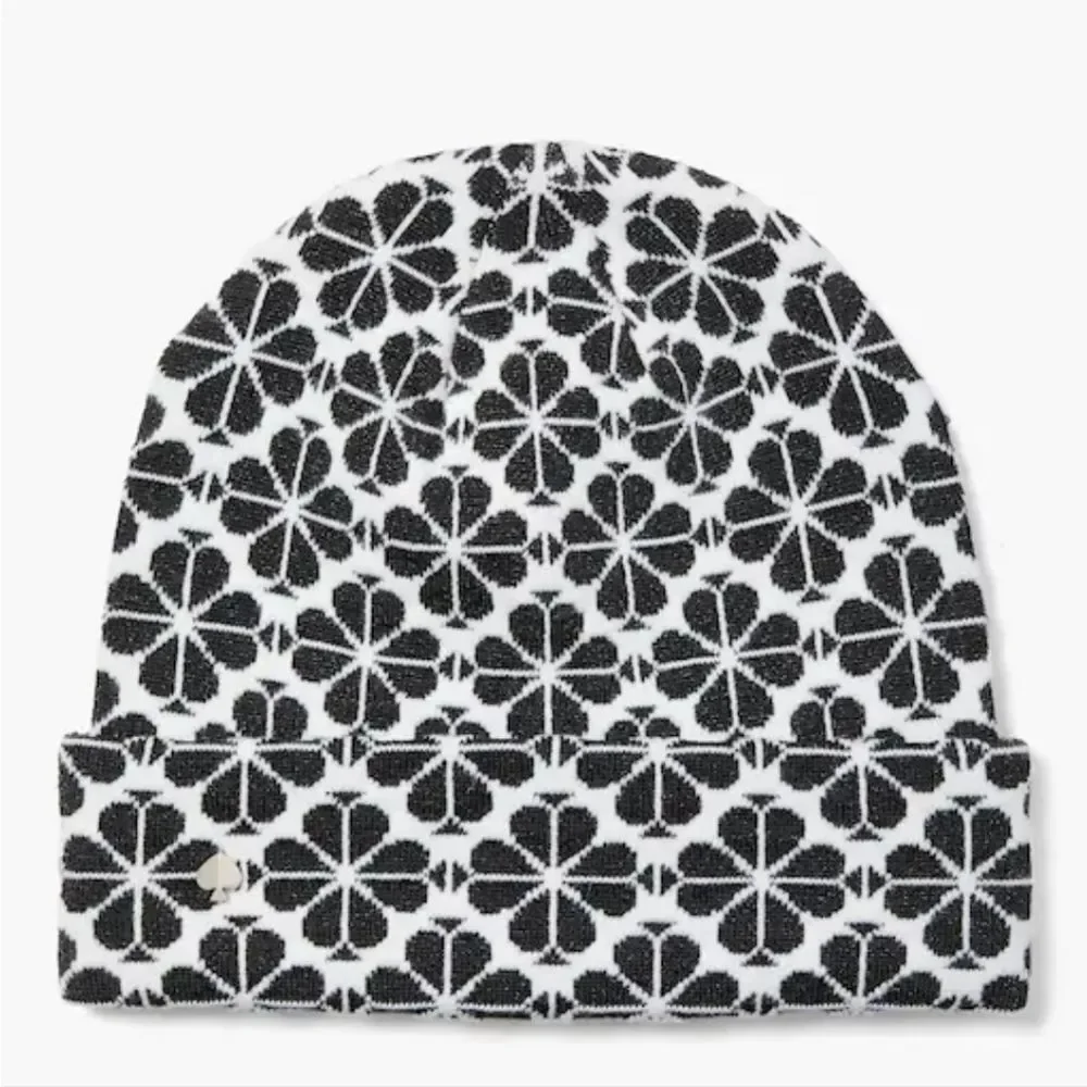 Kate Spade Flower Hat Beanie- French Cream‎